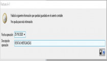 Descripción operación factura venta Descripción operación factura venta