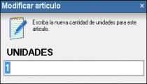 Modificar unidades de venta (configurable) Modificar unidades de venta (configurable)