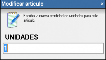 Modificar unidades de venta (configurable)