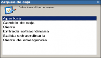 Varias opciones de arqueo en TPV Varias opciones de arqueo en TPV
